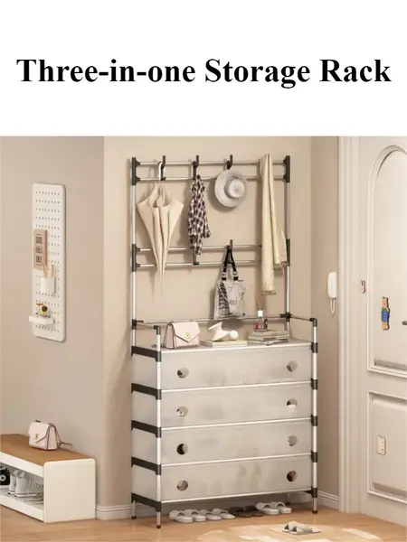 Multifunction Shoe and Hat Storage Rack