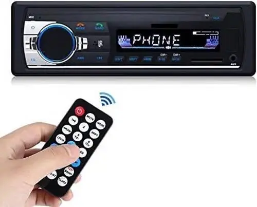 مسجل سيارة بلوتوث مع ريموت تحكم وUSB وراديو FM